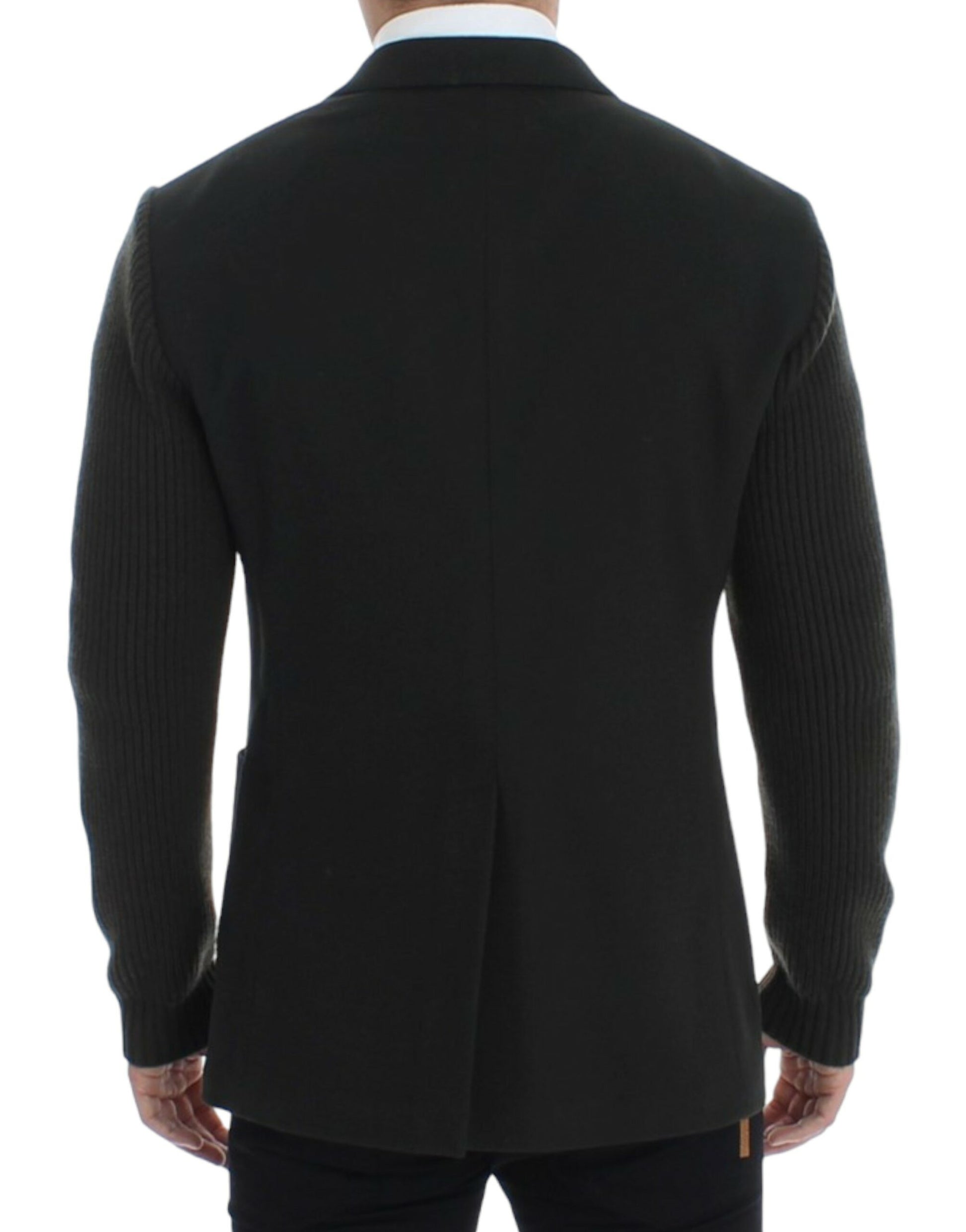 Dolce & Gabbana Elegant Green Cashmere Blazer Jacket