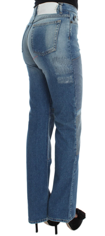 Cavalli Elegant Slim Fit Bootcut Denim