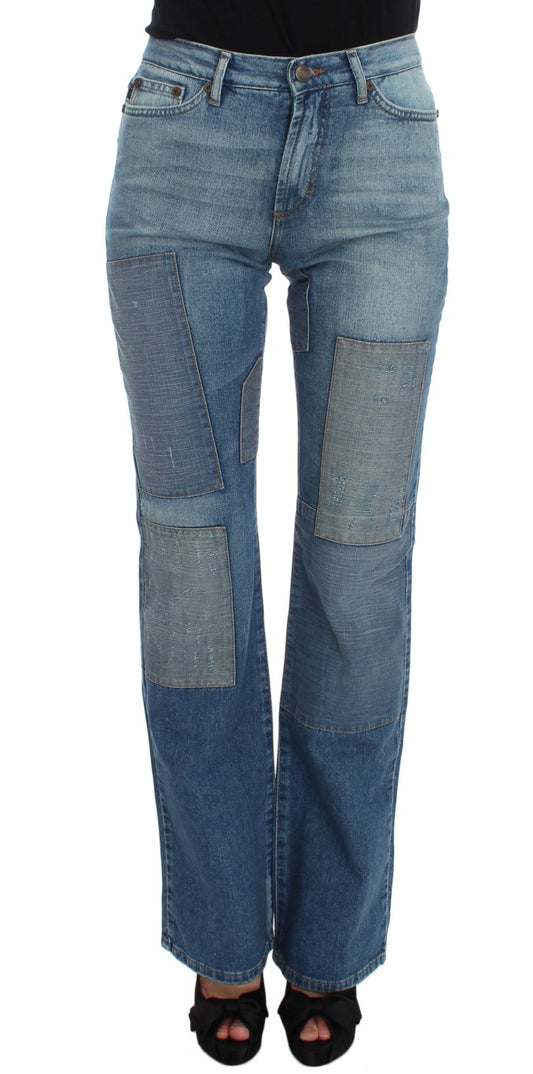 Cavalli Elegant Slim Fit Bootcut Denim