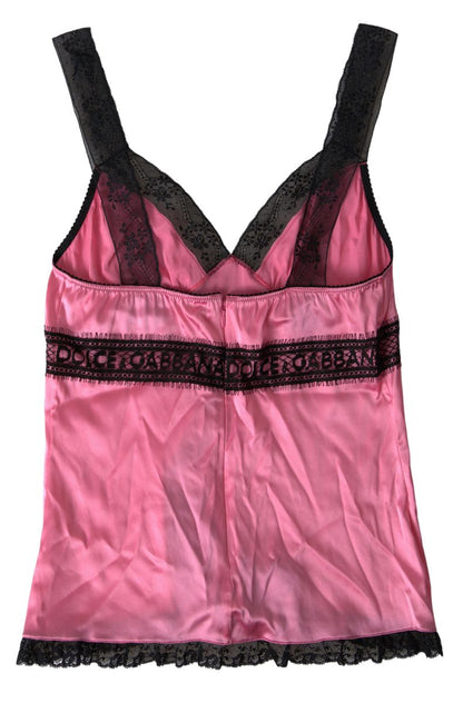 Dolce & Gabbana Silken Charm Pink Camisole