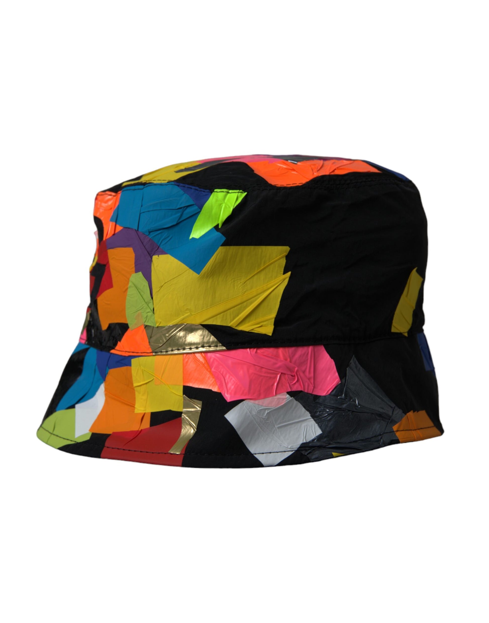 Dolce & Gabbana Multicolor Sticky Notes Logo Bucket Hat Men