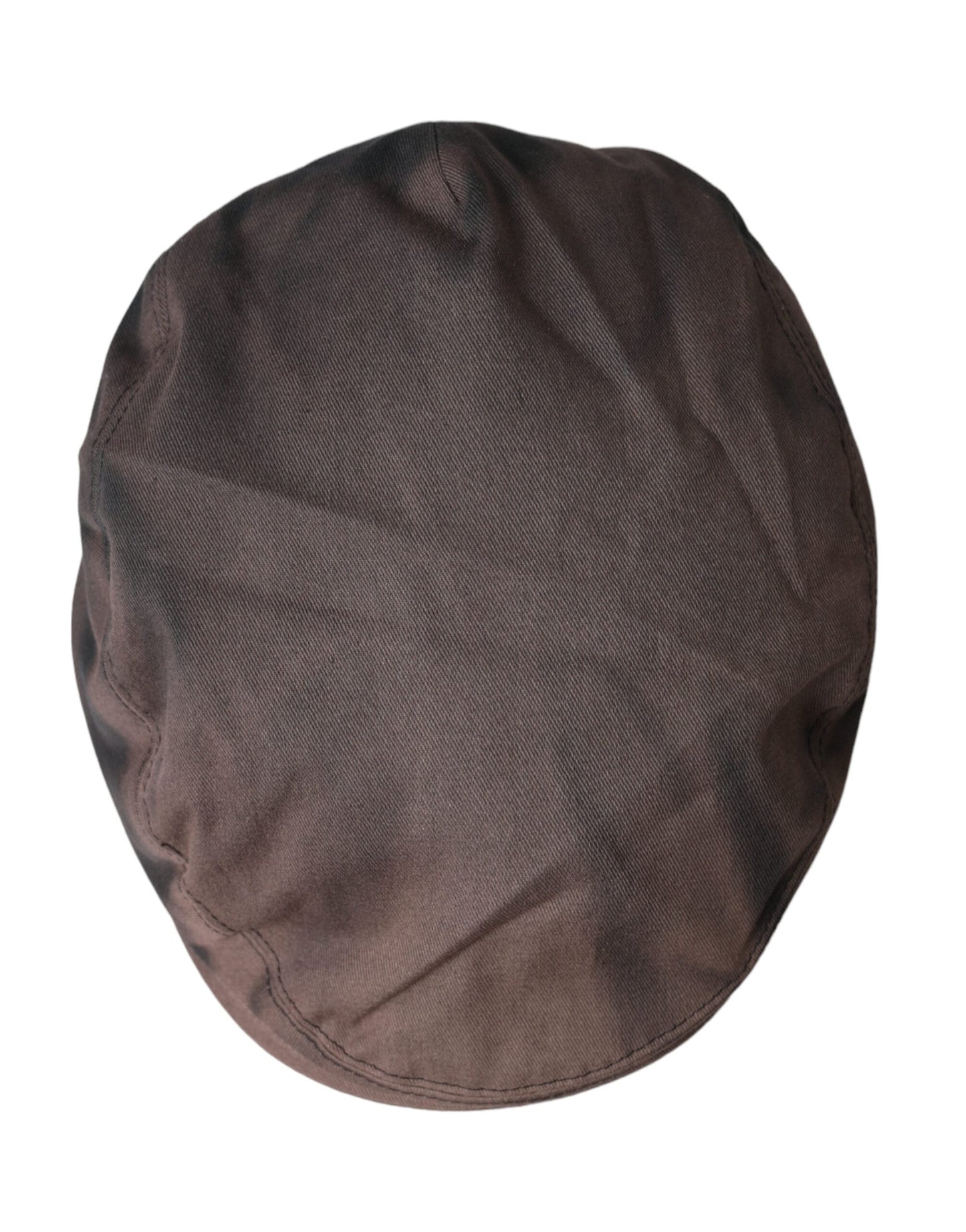 Dolce & Gabbana Brown Cotton Cloth Newsboy Hat Men