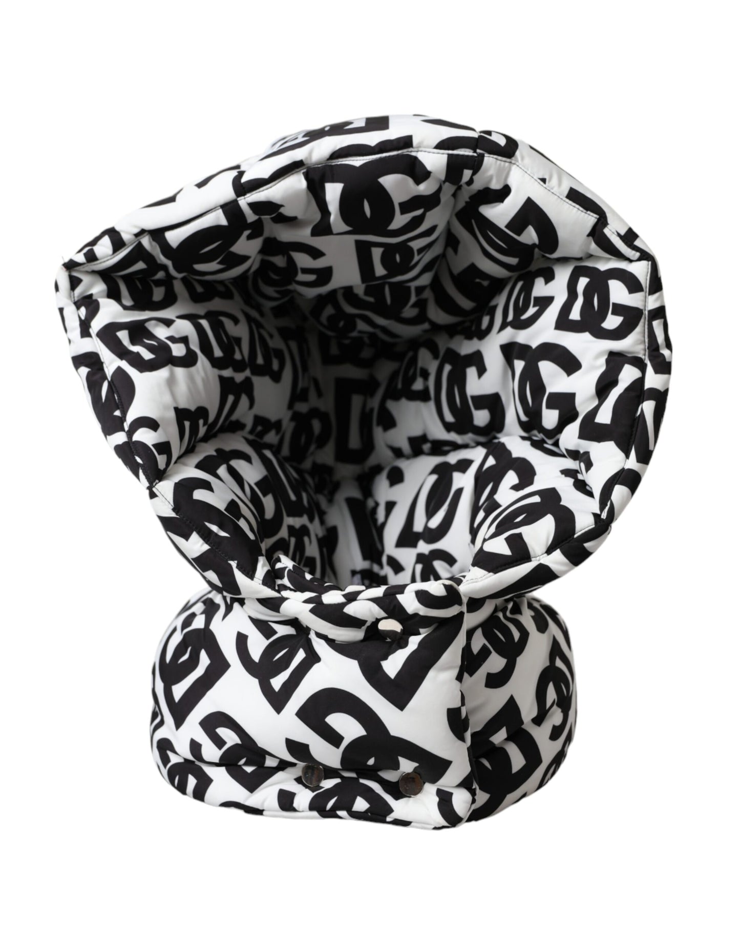 Dolce & Gabbana White Logo Whole Head Wrap Hat Men