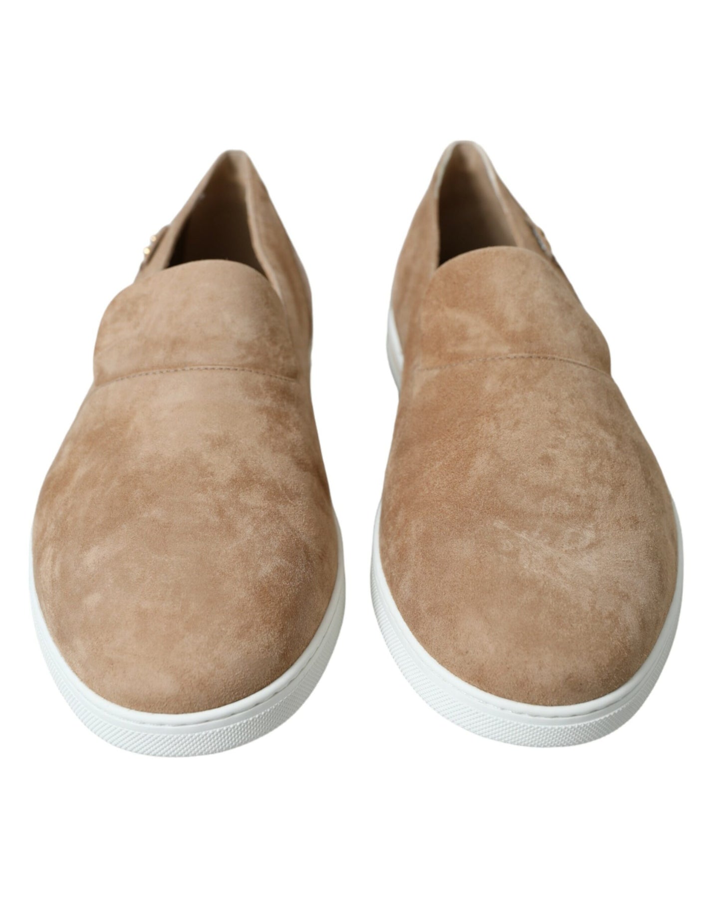 Dolce & Gabbana Elegant Beige Leather Loafers