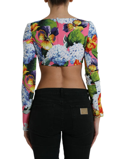 Dolce & Gabbana Floral Elegance Cropped Top