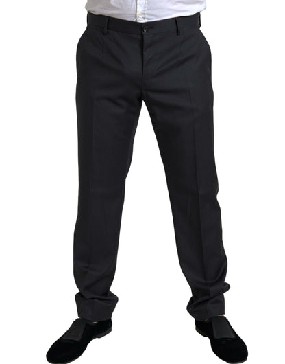 Dolce & Gabbana Elegant Black Two-Piece Slim Fit Suit