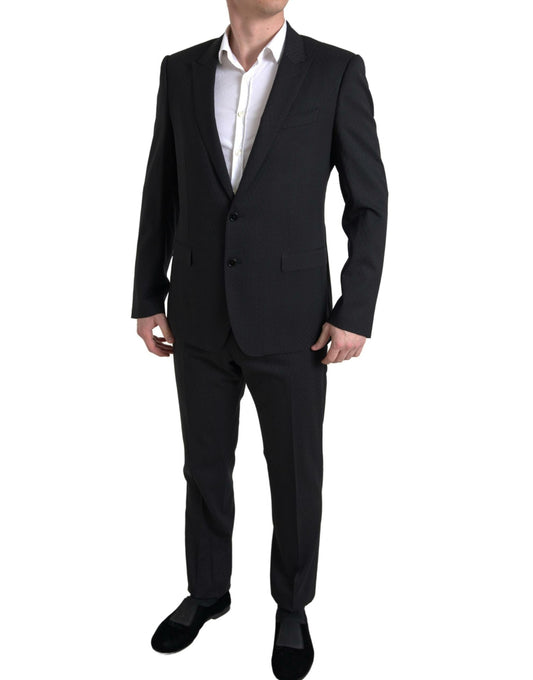 Dolce & Gabbana Exclusive Martini Black Slim Fit Suit