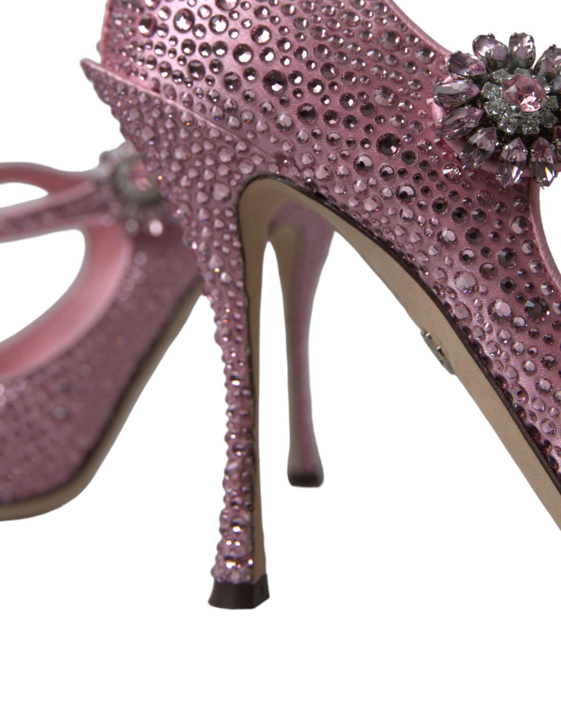 Dolce & Gabbana Enchanting Pink Crystal Pumps