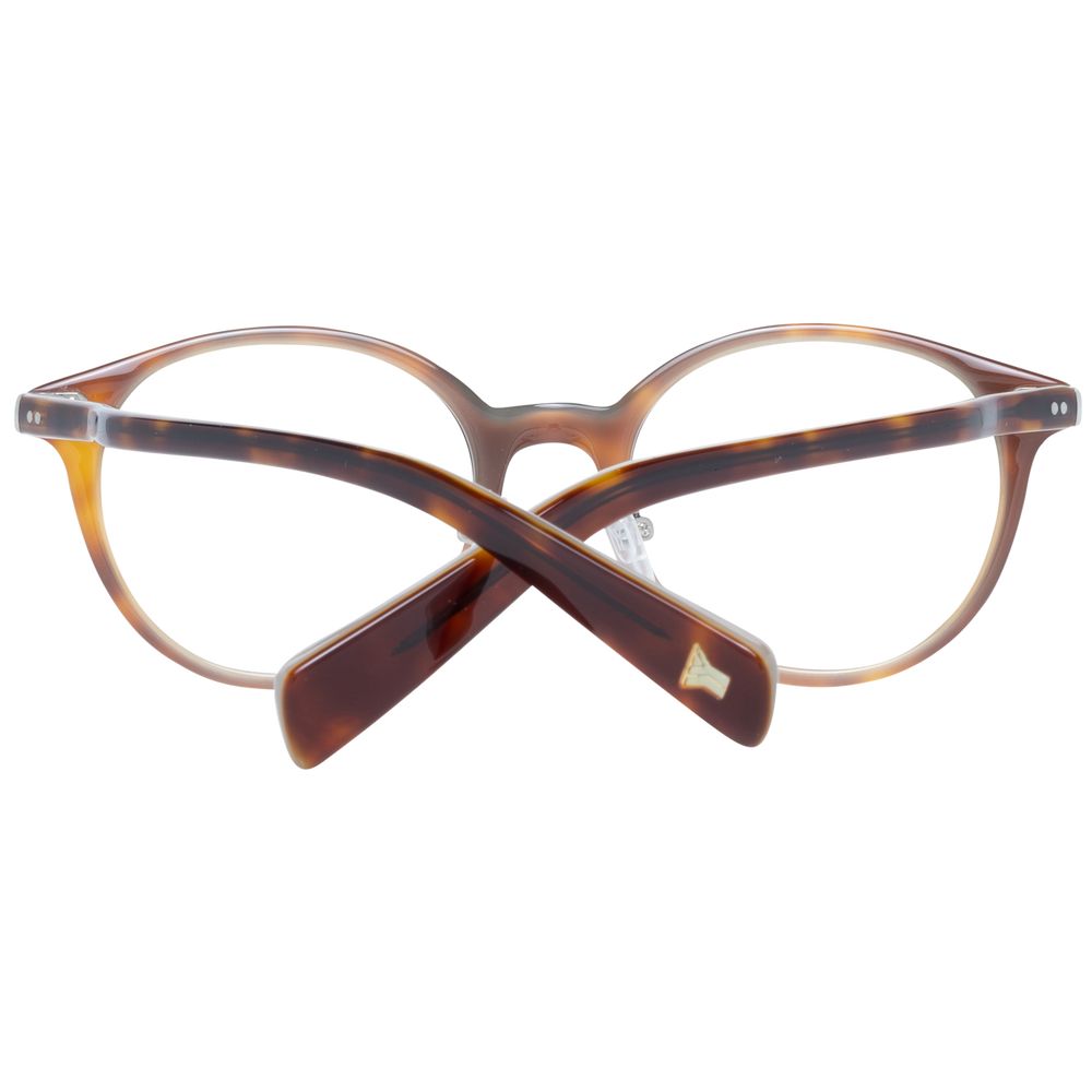 Yohji Yamamoto Brown Unisex Optical Frames