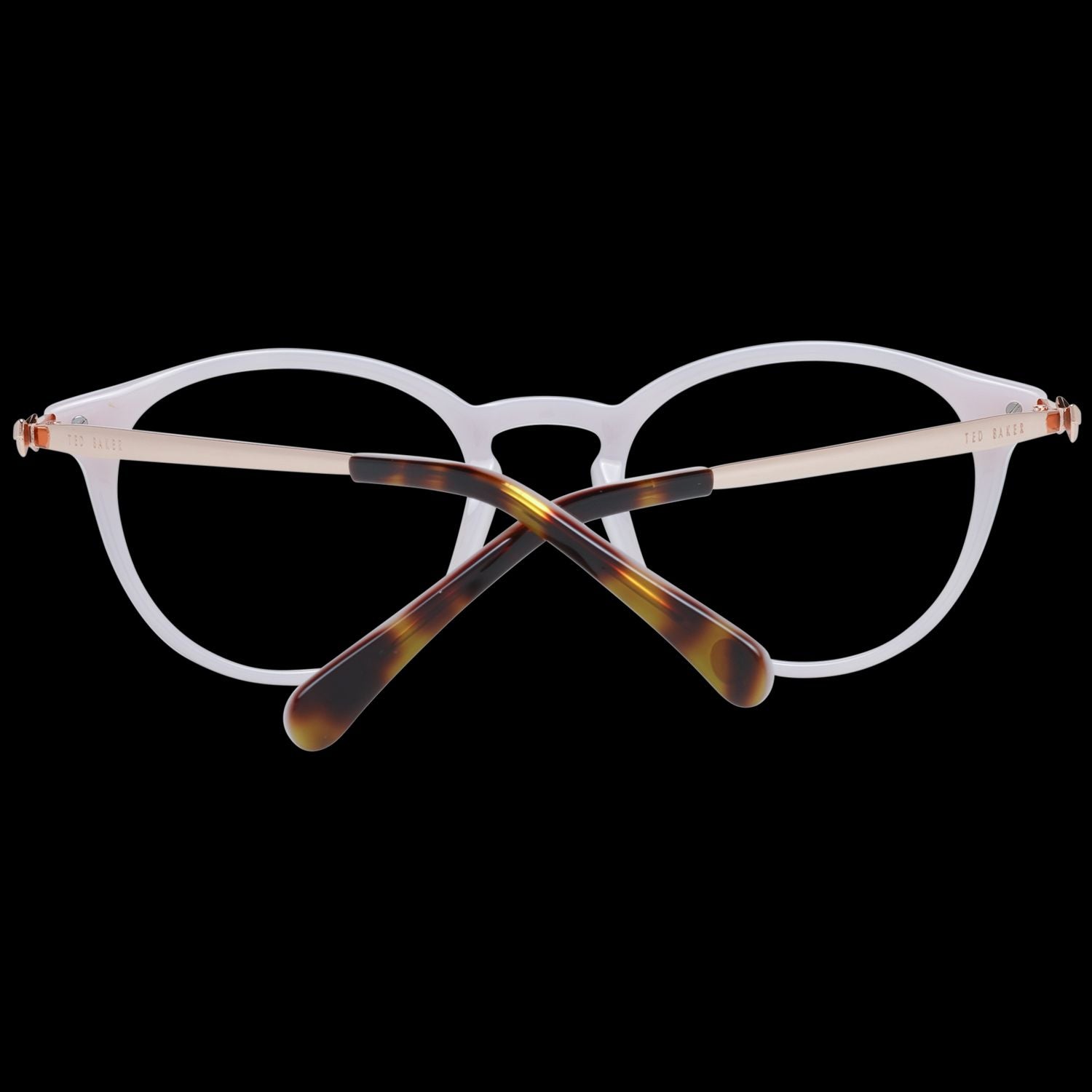 Ted Baker Chic Brown Round Full-Rim Fashion Frames