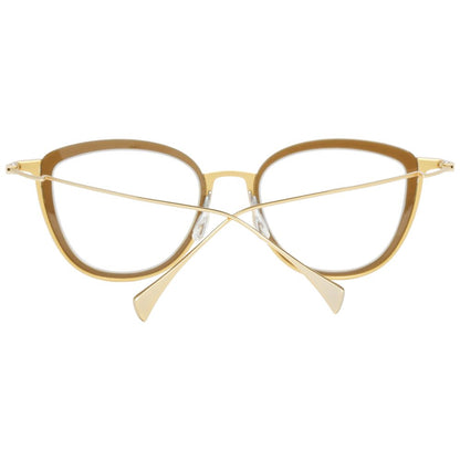 Yohji Yamamoto Gold Women Optical Frames