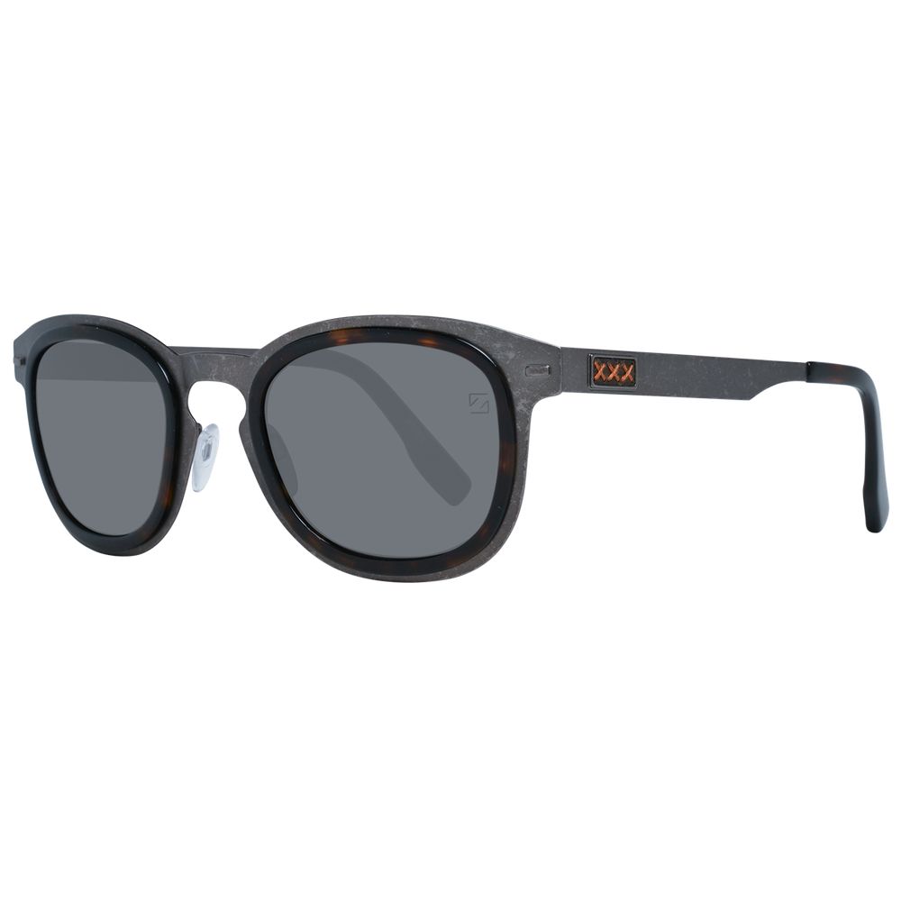 Zegna Couture Gray Men Sunglasses