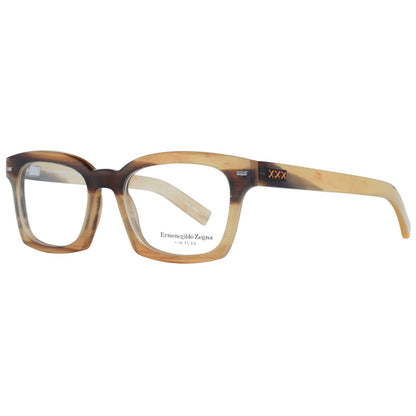 Zegna Couture Multicolor Horn Frame Trapezium Eyewear