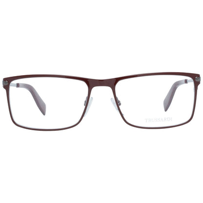 Trussardi Burgundy Men Optical Frames