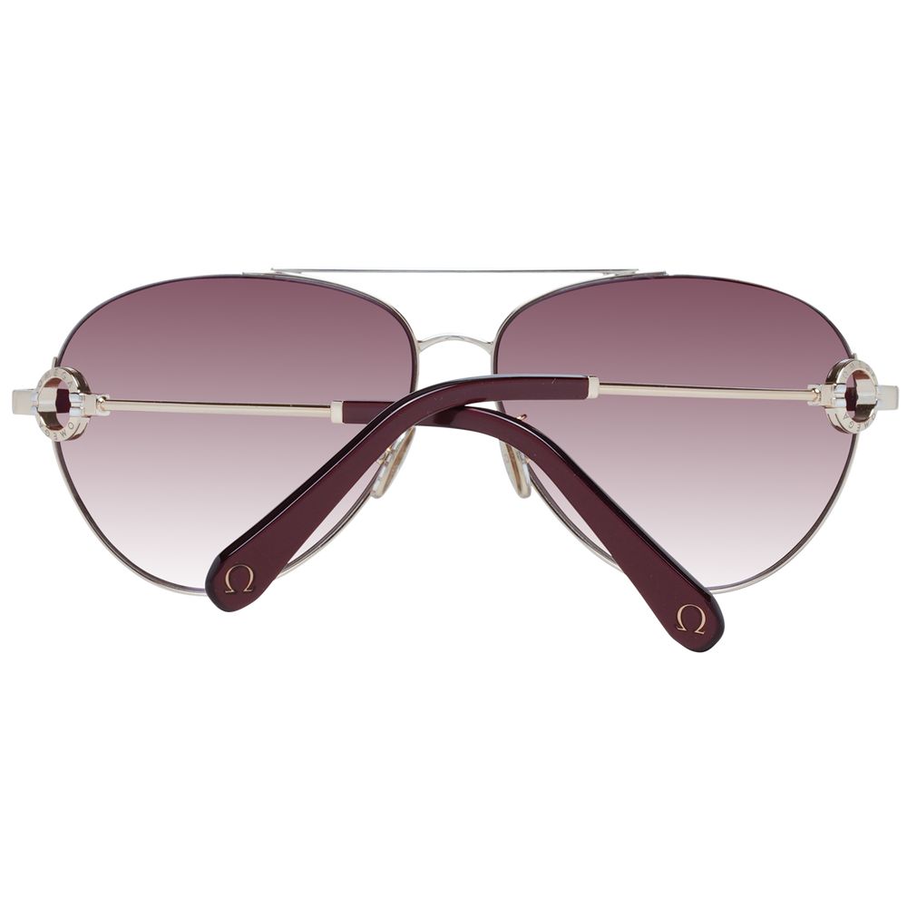 Omega Rose Gold Women Sunglasses