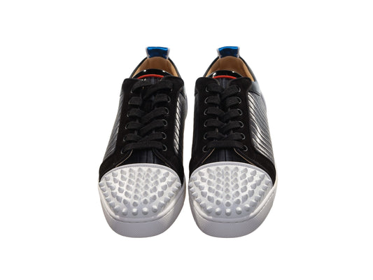 Christian Louboutin Louis Junior Spikes Orlato Contrast Laceup Sneakers