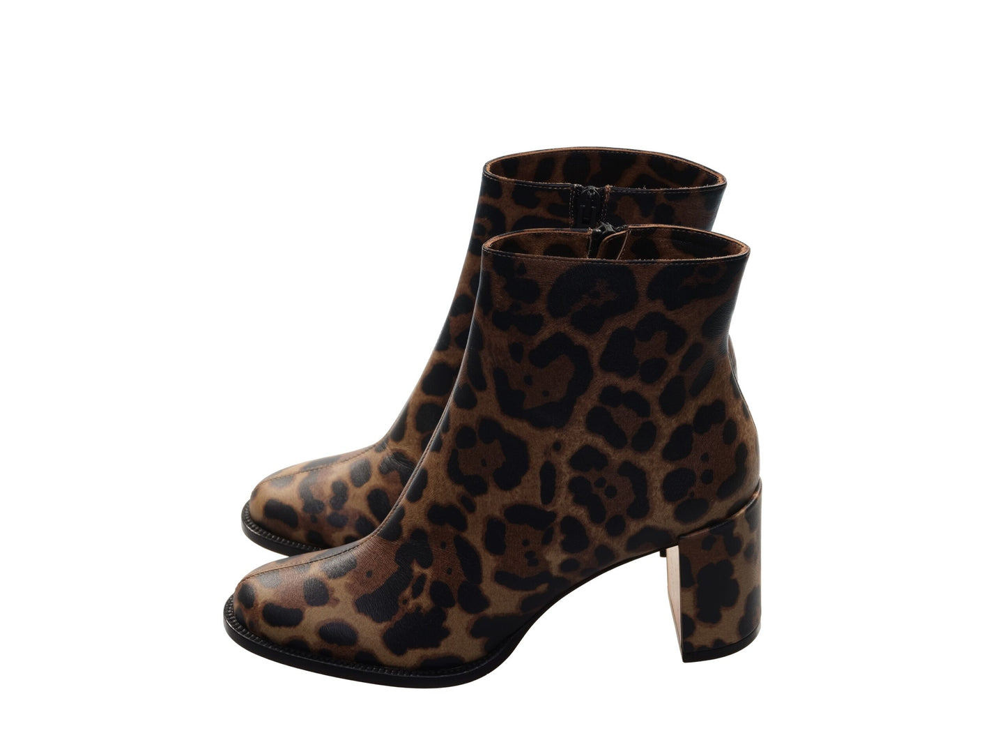 Christian Louboutin Adoxa 70 Brown Leopard Print High Heel Boot