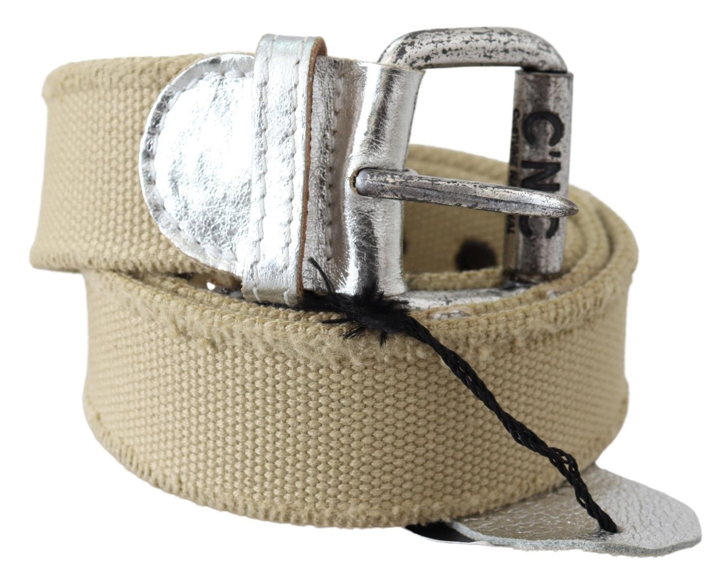 Costume National Elegant Beige Cotton Fashion Belt