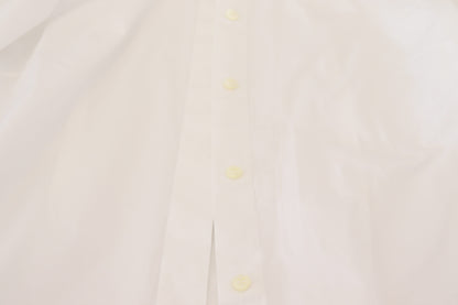 Dolce & Gabbana Elegant White Cotton Button-Up Top