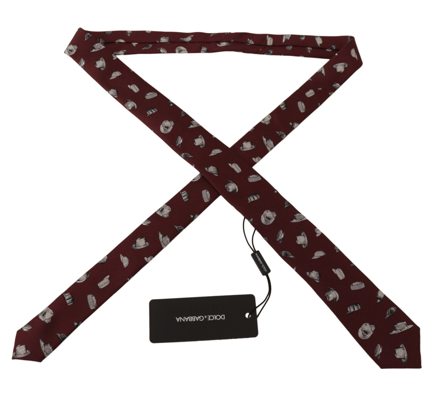 Dolce & Gabbana Maroon Elegance Silk Tie