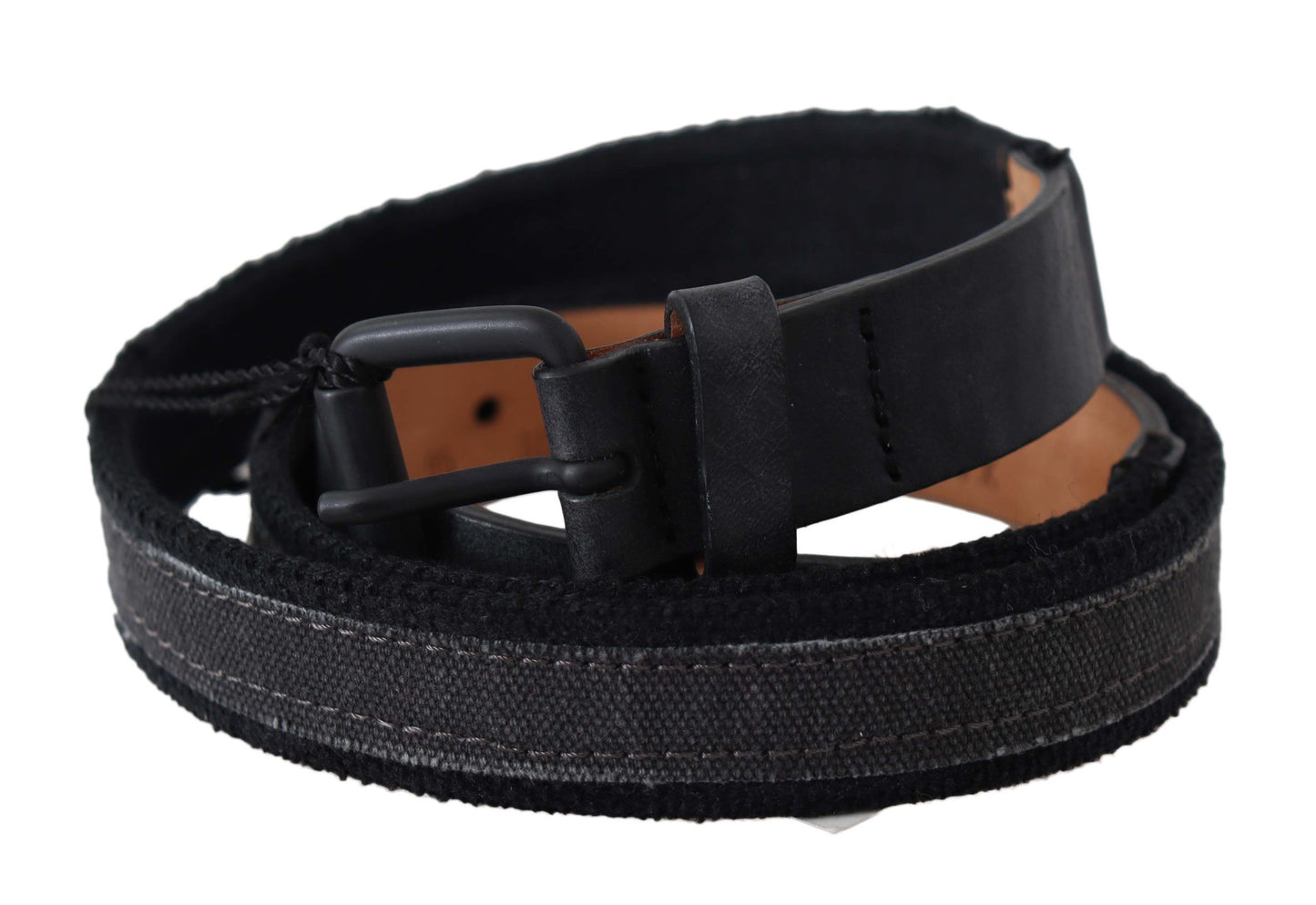 Ermanno Scervino Chic Black Leather Waist Belt