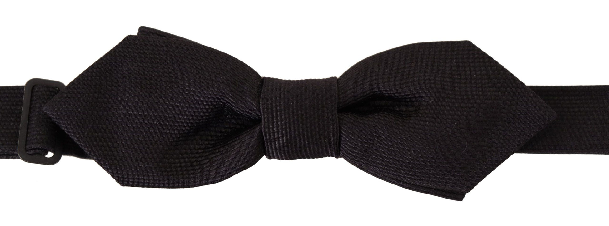 Dolce & Gabbana Elegant Black Silk Bow Tie