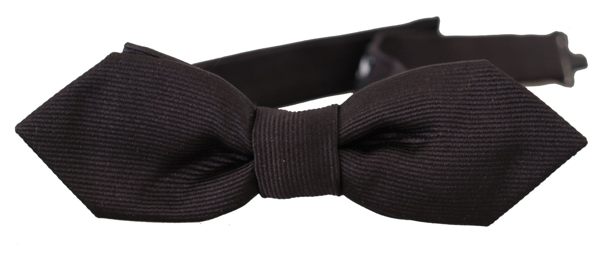 Dolce & Gabbana Elegant Black Silk Bow Tie