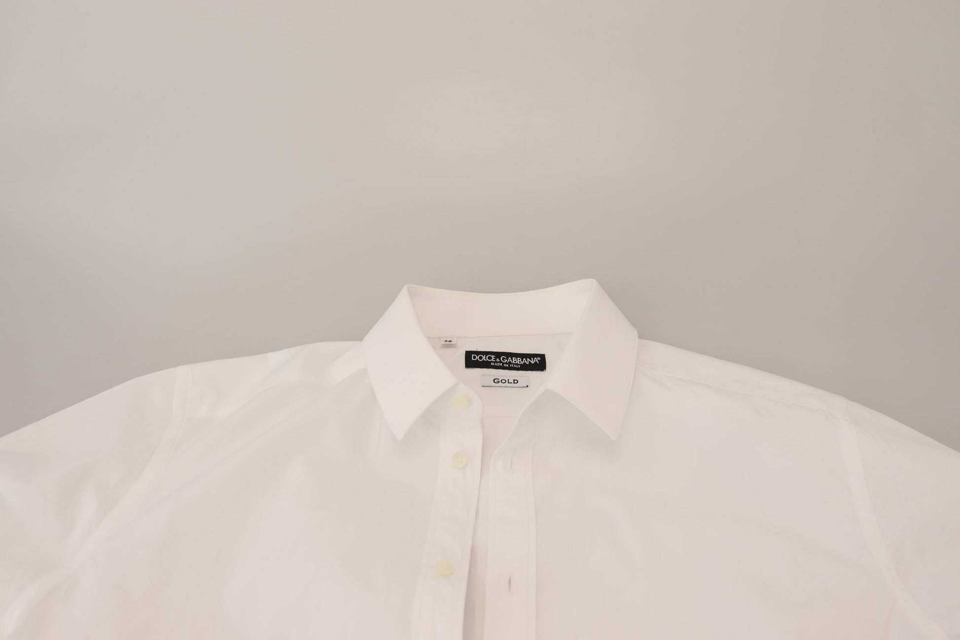 Dolce & Gabbana Elegant White Cotton Dress Shirt