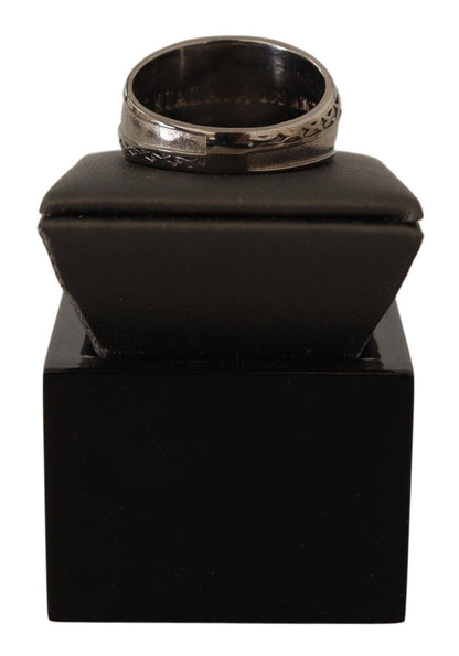 Nialaya Exquisite Silver Mens Statement Ring