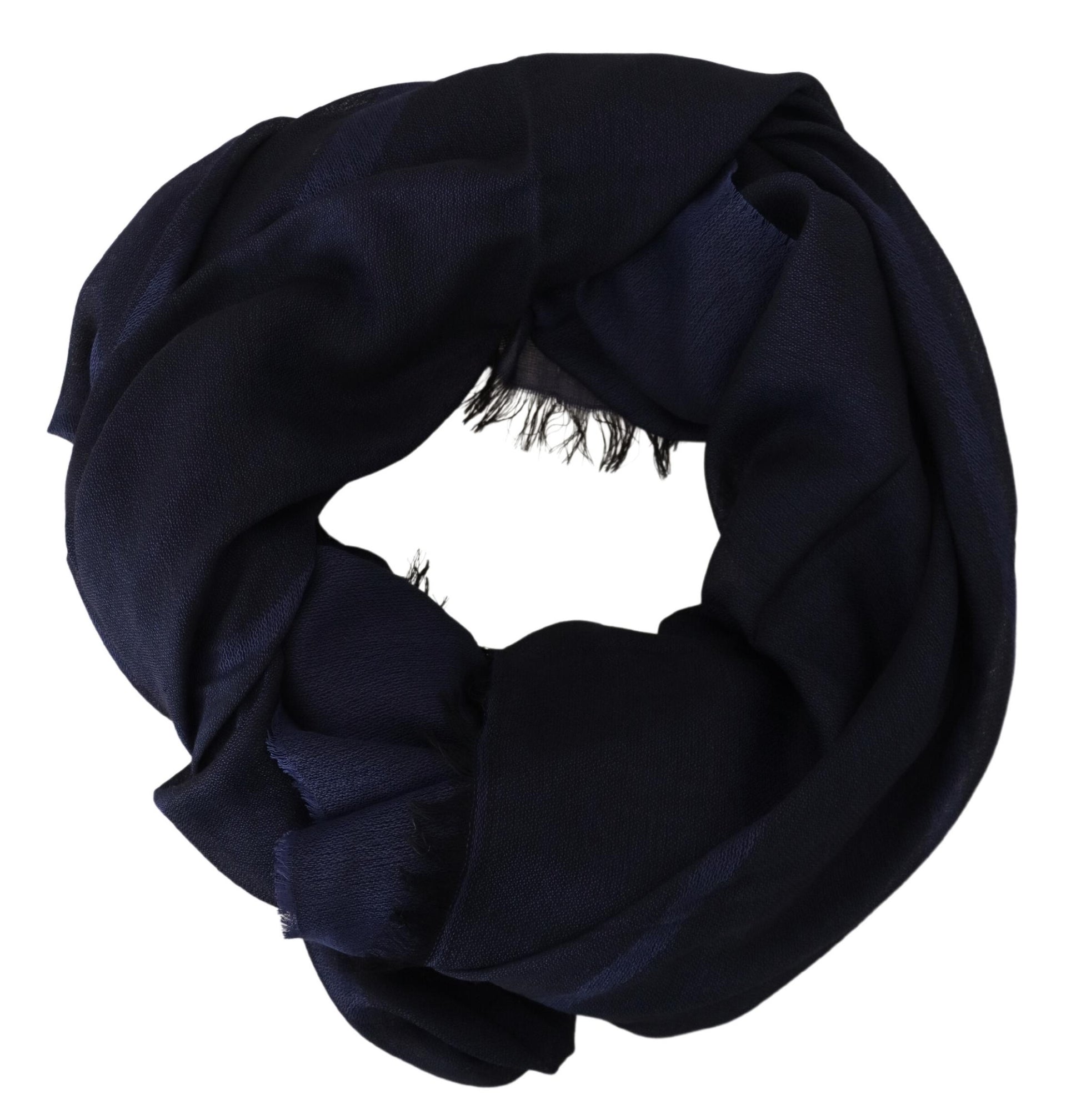 GF Ferre Elegant Fringed Wool Blend Scarf