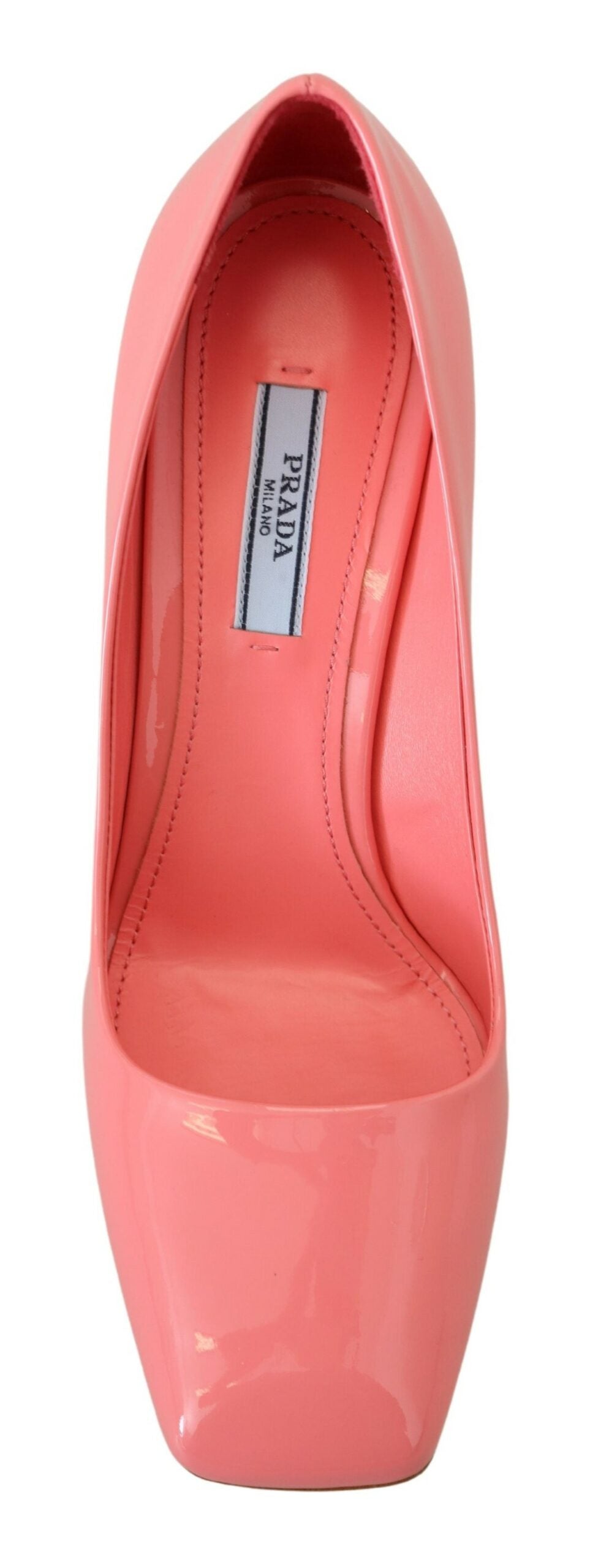 Prada Elegant Square Toe Pink Heels