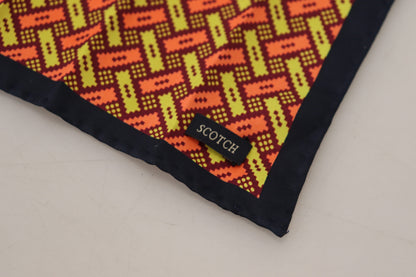 Scotch & Soda Elegant Multicolor Men's Silk Scarf