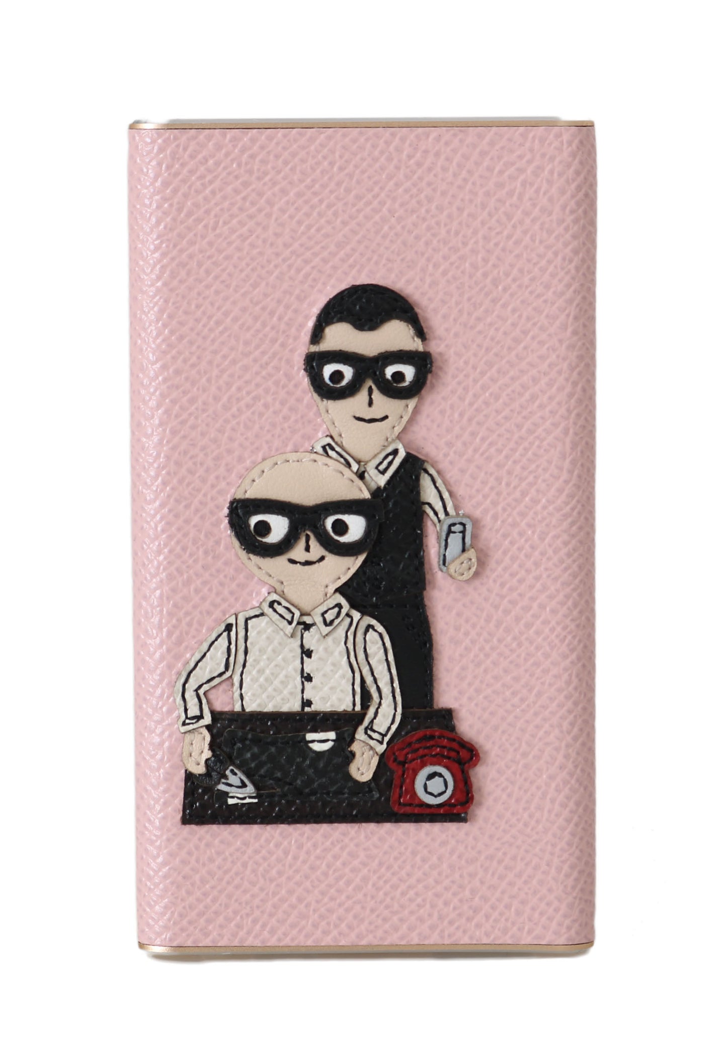 Dolce & Gabbana Chic Pink Leather Power Bank