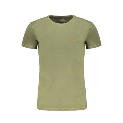 Aeronautica Militare Green Cotton T-Shirt