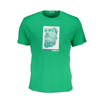 Bikkembergs Green Cotton T-Shirt