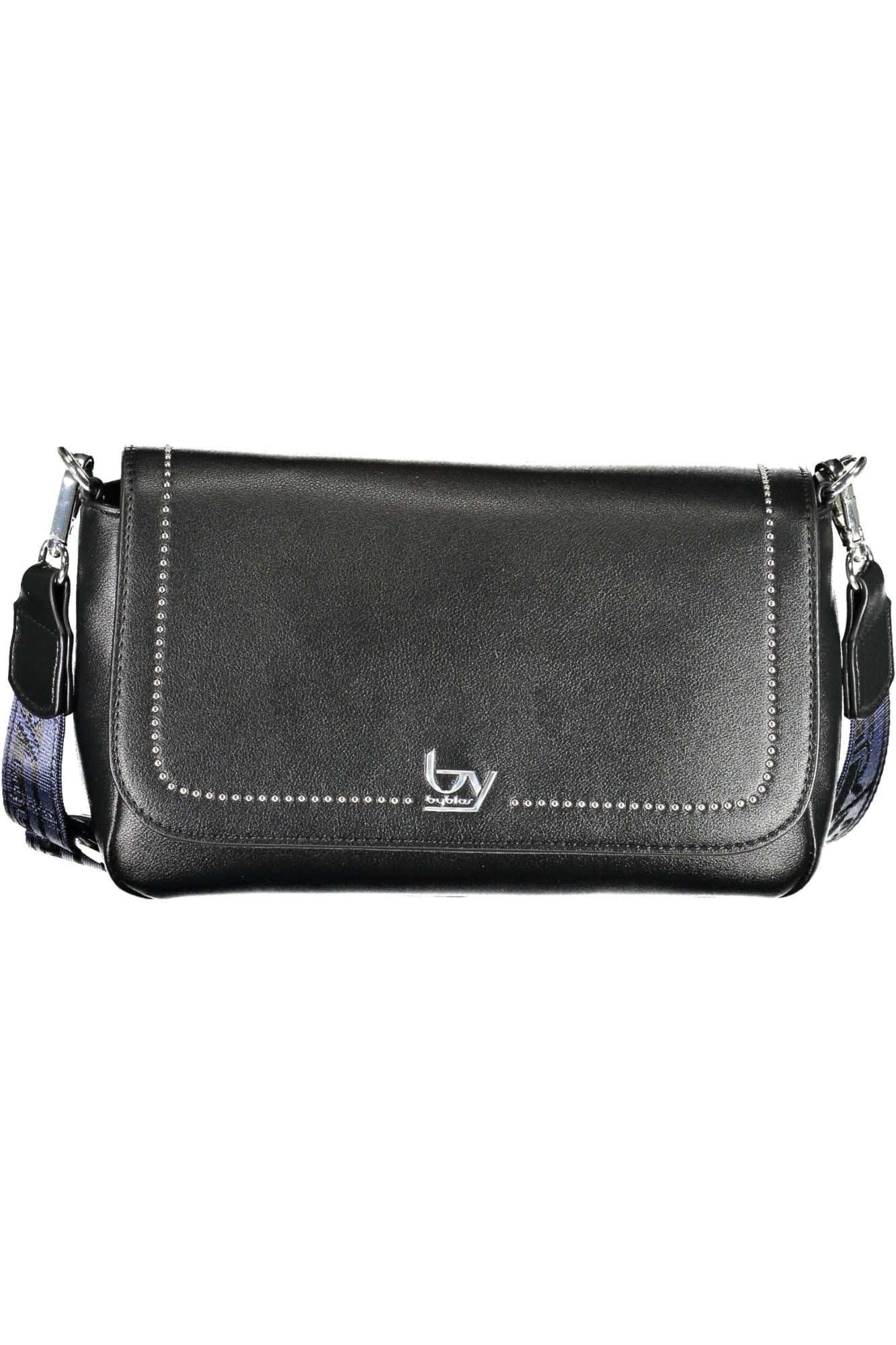 BYBLOS Elegant Black Contrasting Detail Handbag