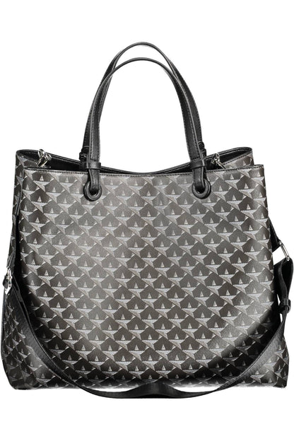 BYBLOS Chic Black Two-Handle Bag with Contrasting Details