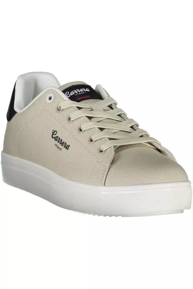 Carrera Sleek Beige Sneaker with Contrasting Accents