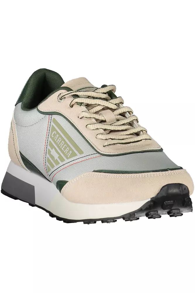 Carrera Beige ECO Leather Sneakers with Contrasting Details