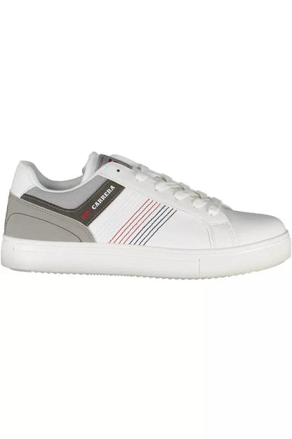 Carrera Sleek White Sneakers with Bold Contrasts