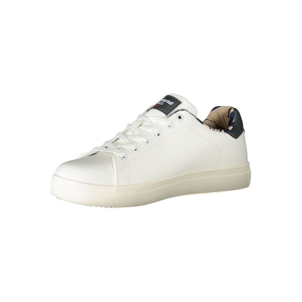 Carrera White Polyester Sneaker