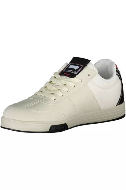 Carrera Sleek White Sneakers with Bold Accents