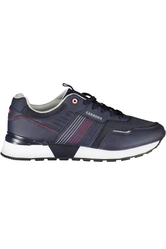 Carrera Sleek Contrasting Blue Sneakers with Logo Detail