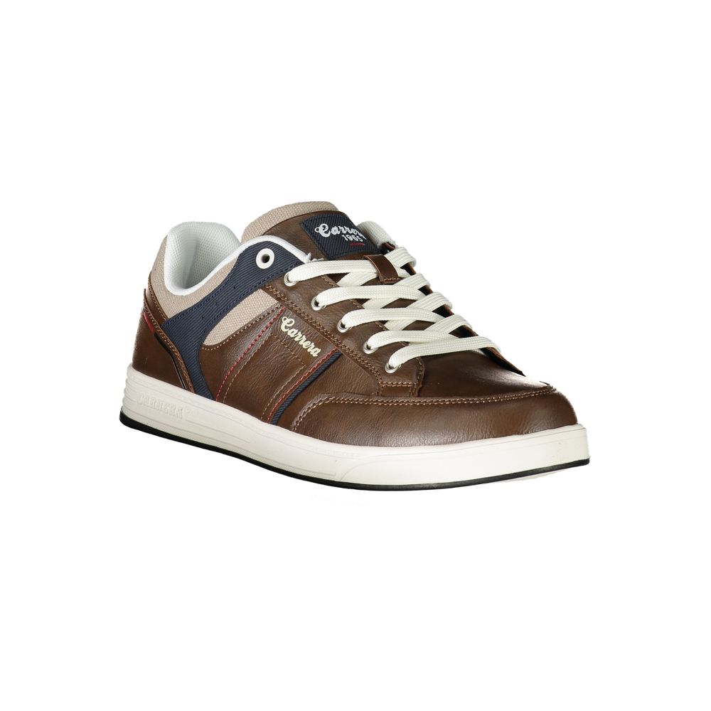 Carrera Brown Polyester Sneaker