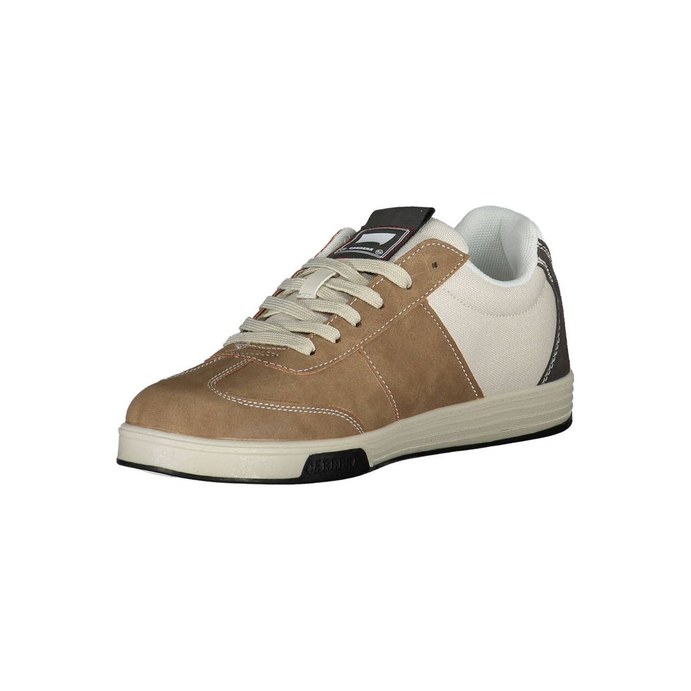 Carrera Sleek Brown Sneakers with Contrasting Details