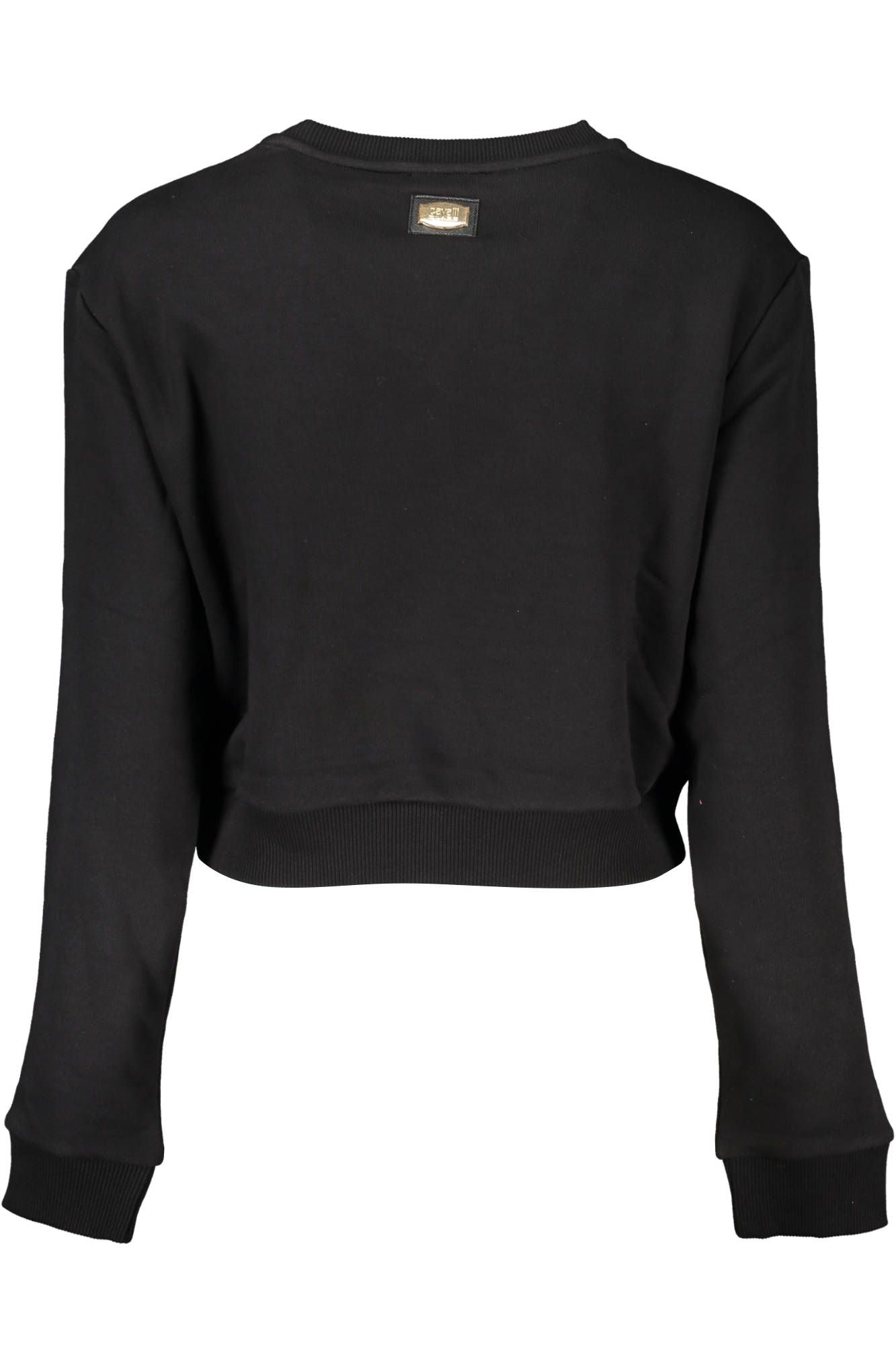 Cavalli Class Chic Brushed Cavalli Sweatshirt with Logo Print