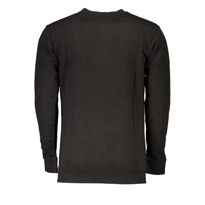 Cavalli Class Black Cotton Sweater