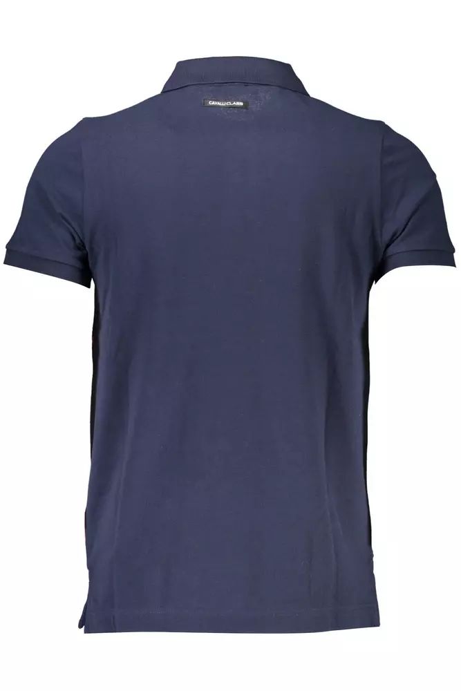 Cavalli Class Elegant Short-Sleeved Cotton Polo