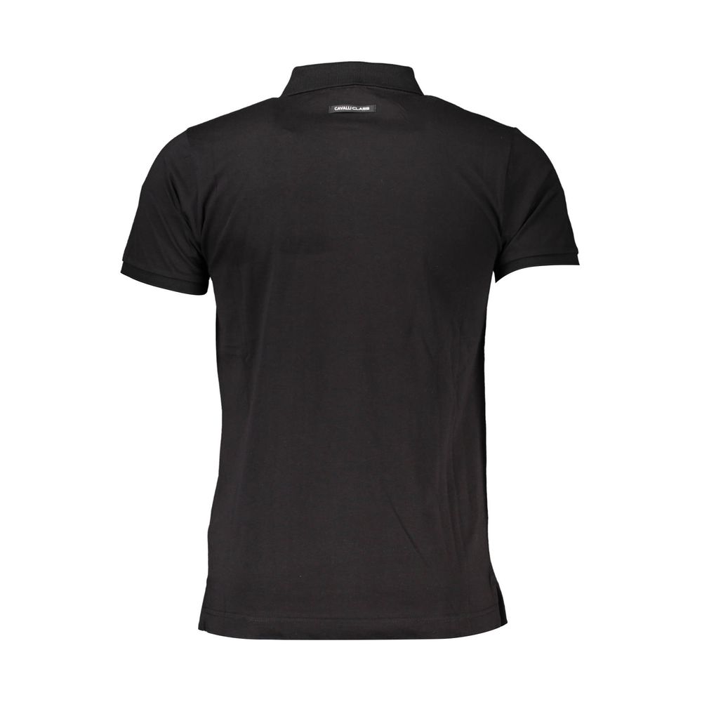 Cavalli Class Elegant Short-Sleeved Designer Polo