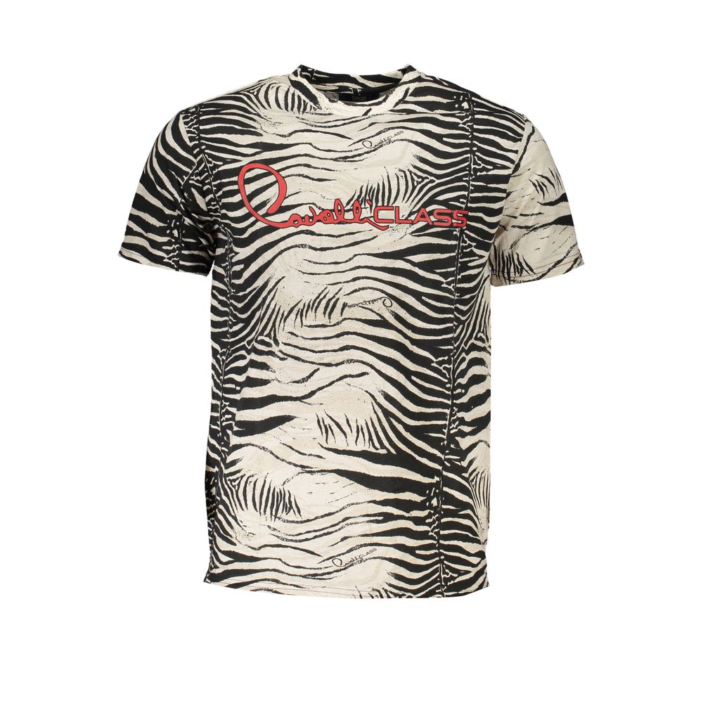 Cavalli Class White Cotton T-Shirt